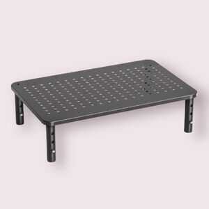 HUANUO Monitor Stand Riser-3 Height Adjustable, Airflow Vents for Desk